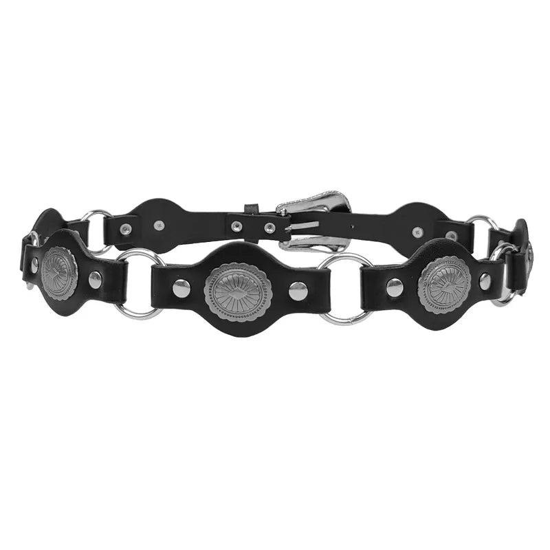 Cinto Tachuelas Retro Negro