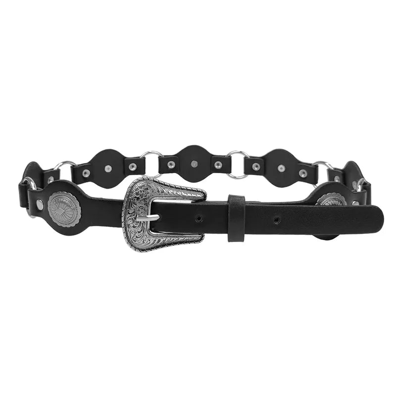 Cinto Tachuelas Retro Negro
