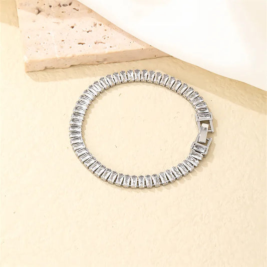 Pulsera Rectángulo Circón