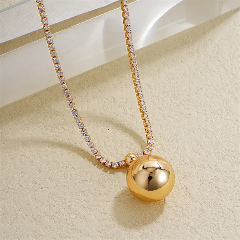 Collar Bola Circón