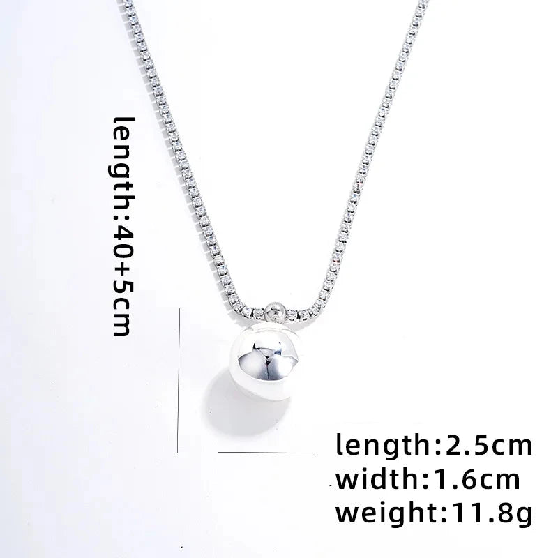 Collar Bola Circón