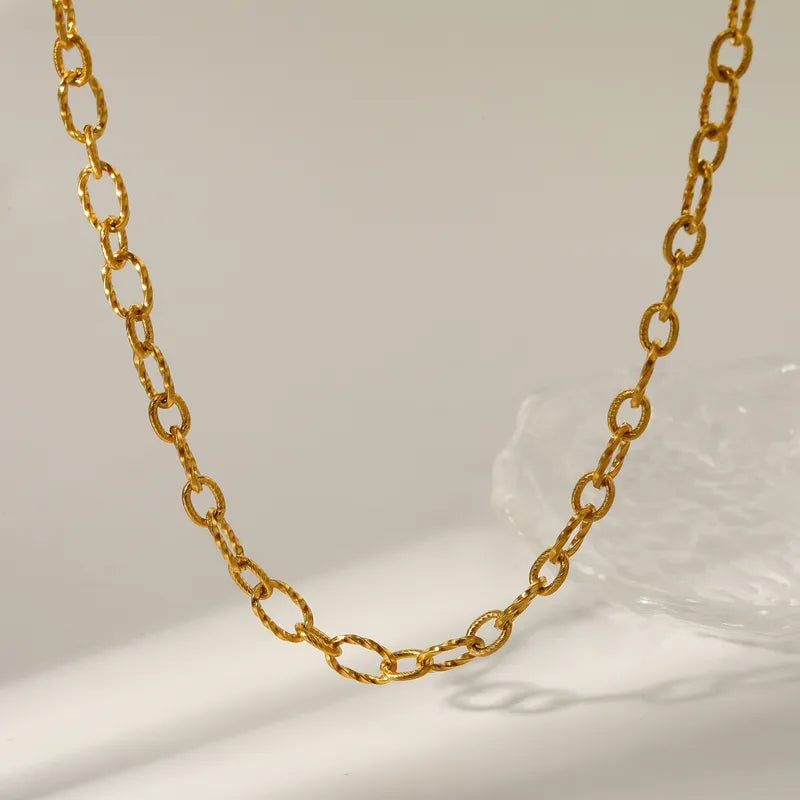 Set Tres Collares Corazón Acero Inoxidable