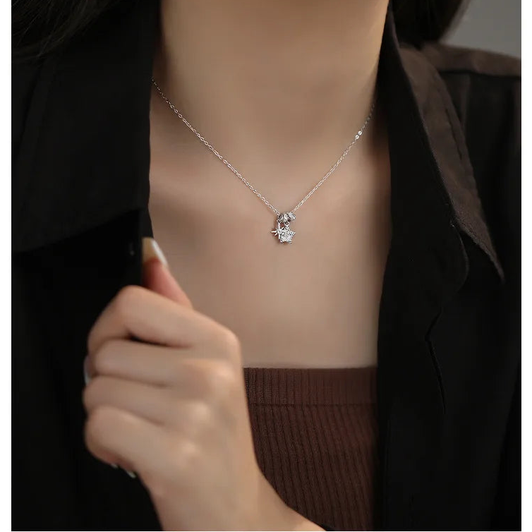 Collar Estrellas Plata Esterlina