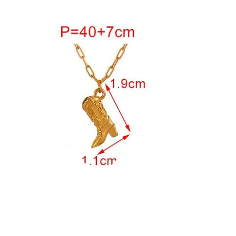 Collar Bota Acero Titanio