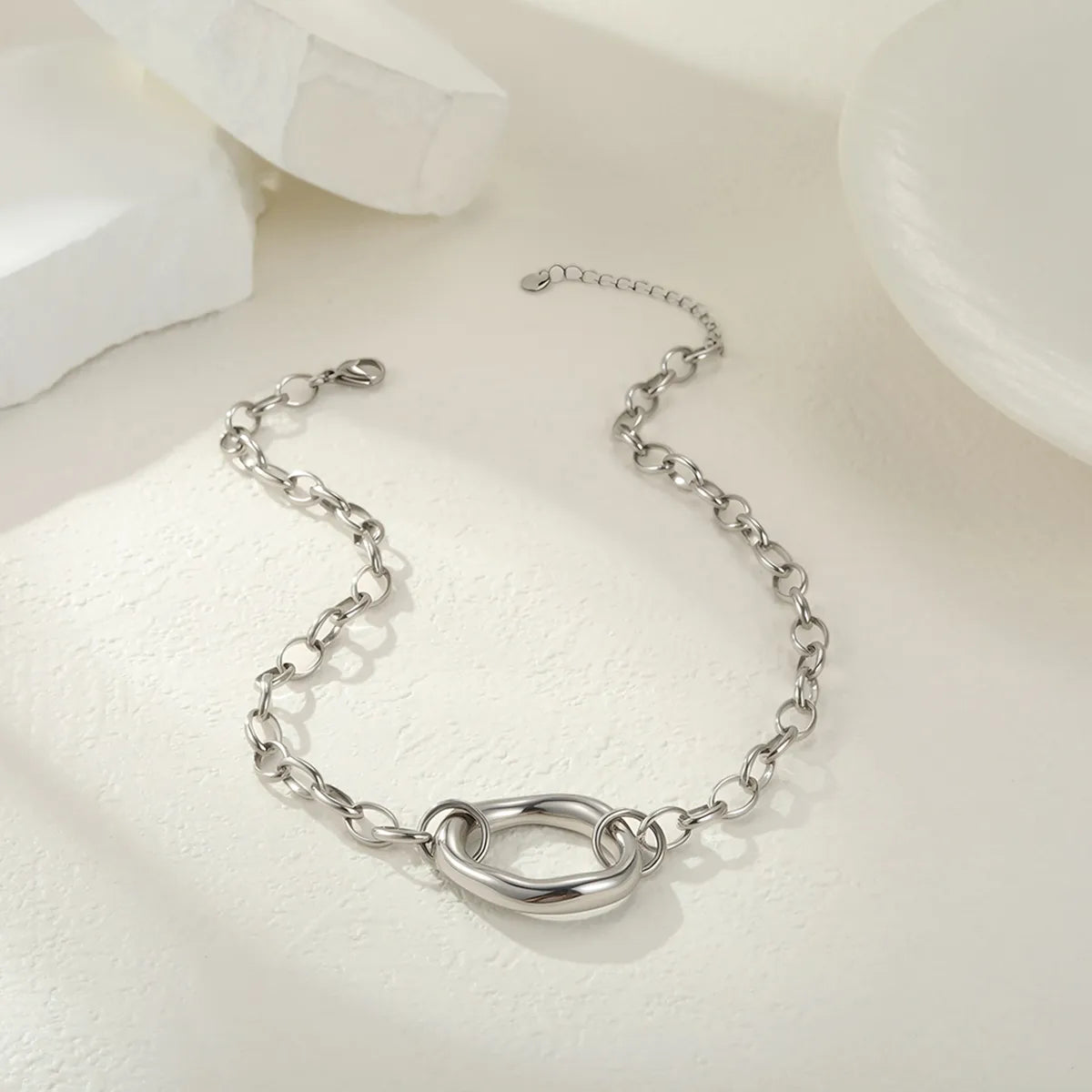 Collar Ovalado Acero Inoxidable