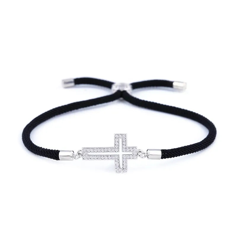 Pulsera Cruz Ajustable