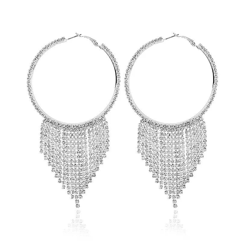 Arracadas Elegante Glamour Platedas