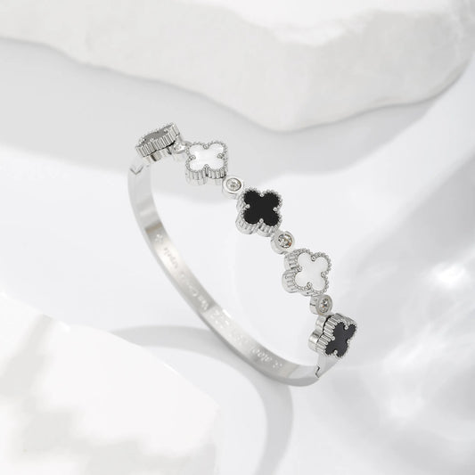 Pulsera Trébol Acero Inoxidable