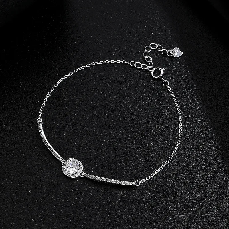 Pulsera Elegante Plata Esterlina