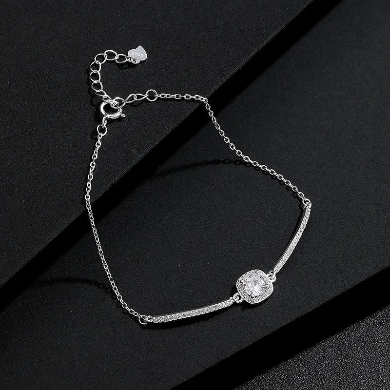 Pulsera Elegante Plata Esterlina