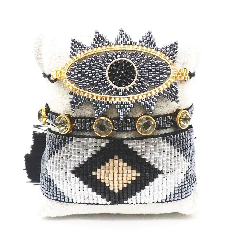 Pulsera Miyuki Varias Estilo Clásico