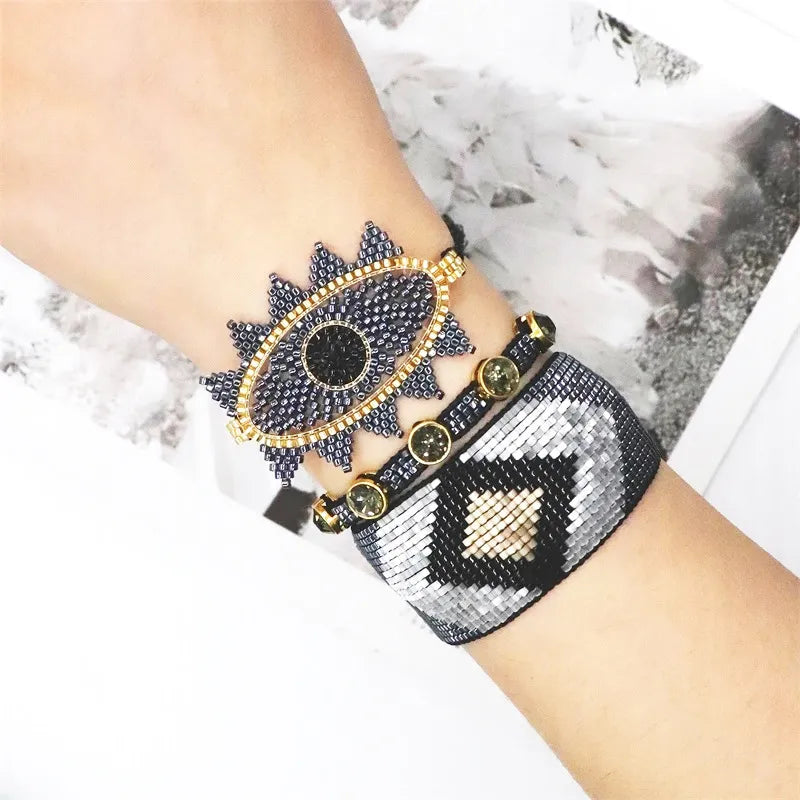 Pulsera Miyuki Varias Estilo Clásico