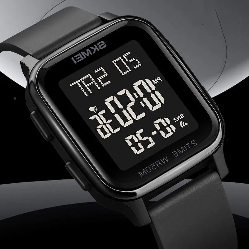 Reloj Negro Hebilla Electrónico