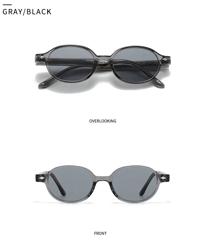 Gafas Marco Ovalado Transparente Gris