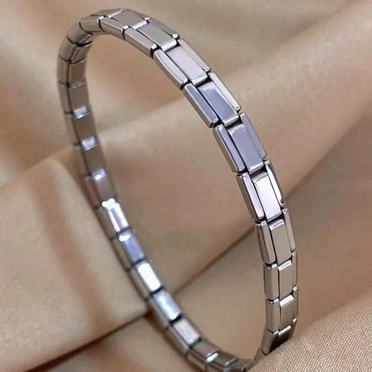Pulsera Italiana 7mm Acero Inoxidable