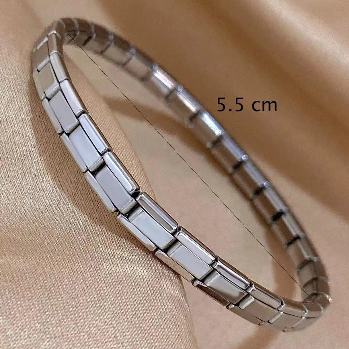 Pulsera Italiana 7mm Acero Inoxidable