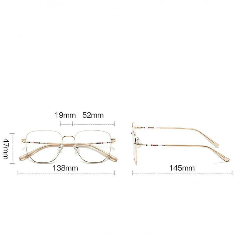 Gafas Oro Rosado Anti Luz Azul