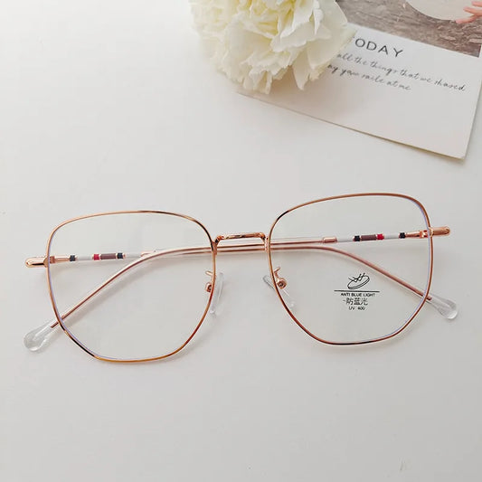 Gafas Oro Rosado Anti Luz Azul