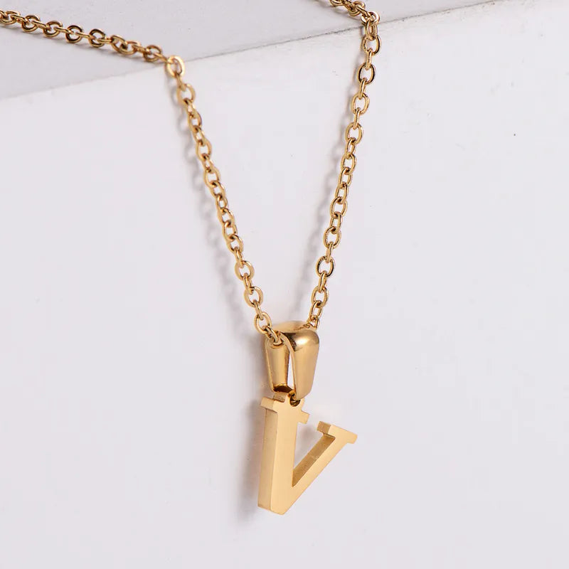 Collar Letra Sencillo