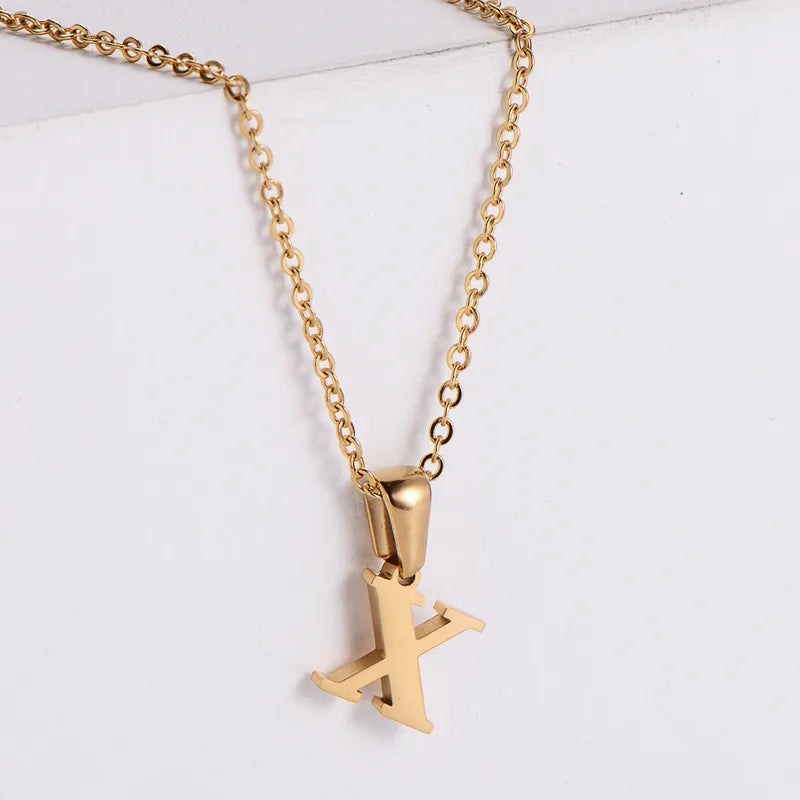 Collar Letra Sencillo