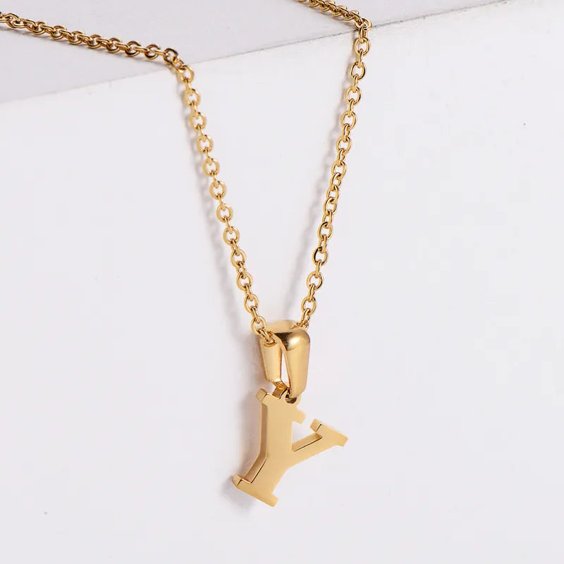 Collar Letra Sencillo