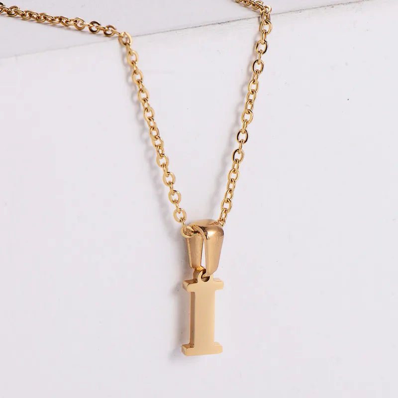 Collar Letra Sencillo