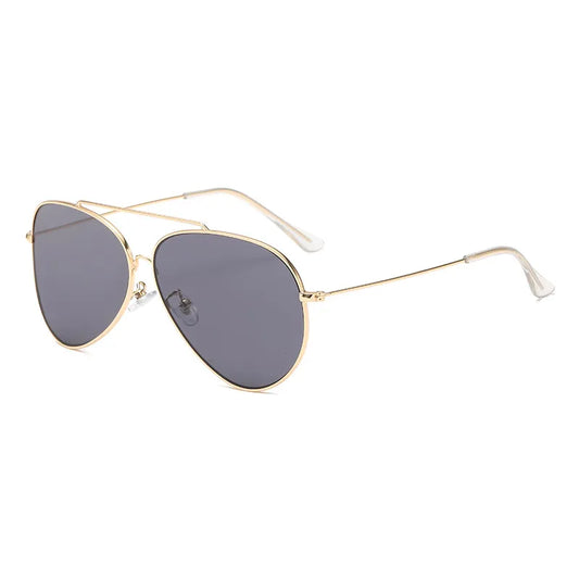 Gafas Sapo Gris Dorado