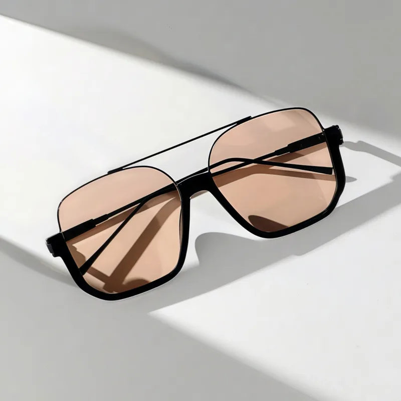 Gafas Sol Cuadradas Marco Negro