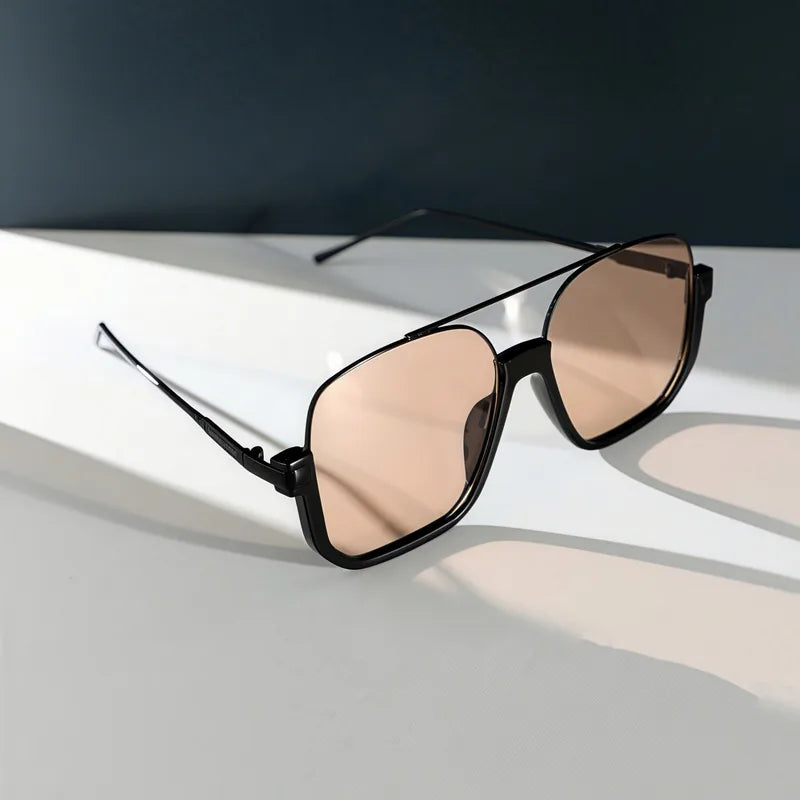 Gafas Sol Cuadradas Marco Negro