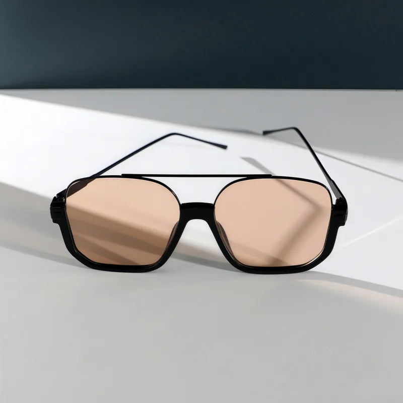 Gafas Sol Cuadradas Marco Negro