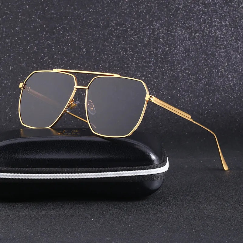 Gafas Marco Dorado Lente Gris