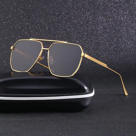 Gafas Marco Dorado Lente Gris