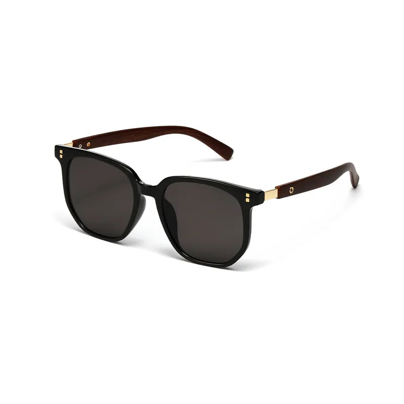 Gafas Negro Madera