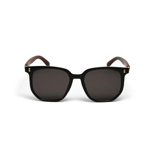 Gafas Negro Madera