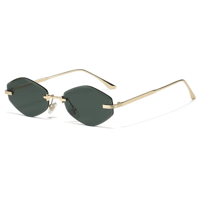 Gafas De Sol Unisex Estilo Europeo Sin Marco