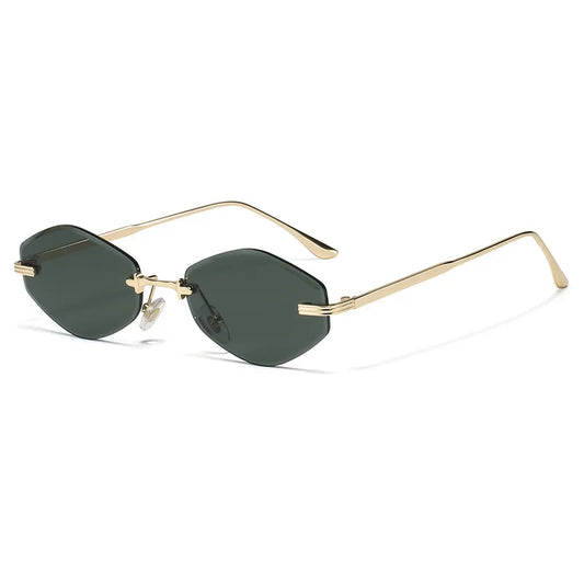 Gafas De Sol Unisex Estilo Europeo Sin Marco