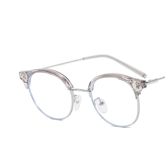 Gafas Marco Redondo Gris Transparente