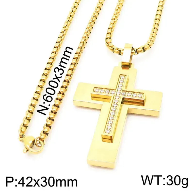 Collar Cruz Hip Hop