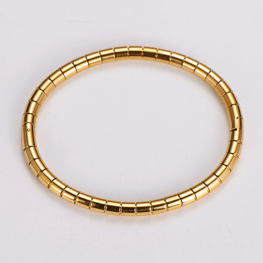 Pulsera Dorada Acero Inoxidable