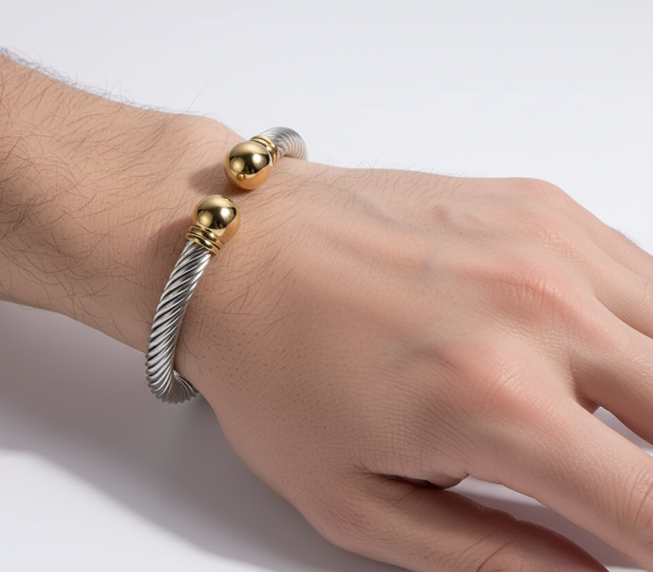 Pulsera Hip Hop Acero Inoxidable