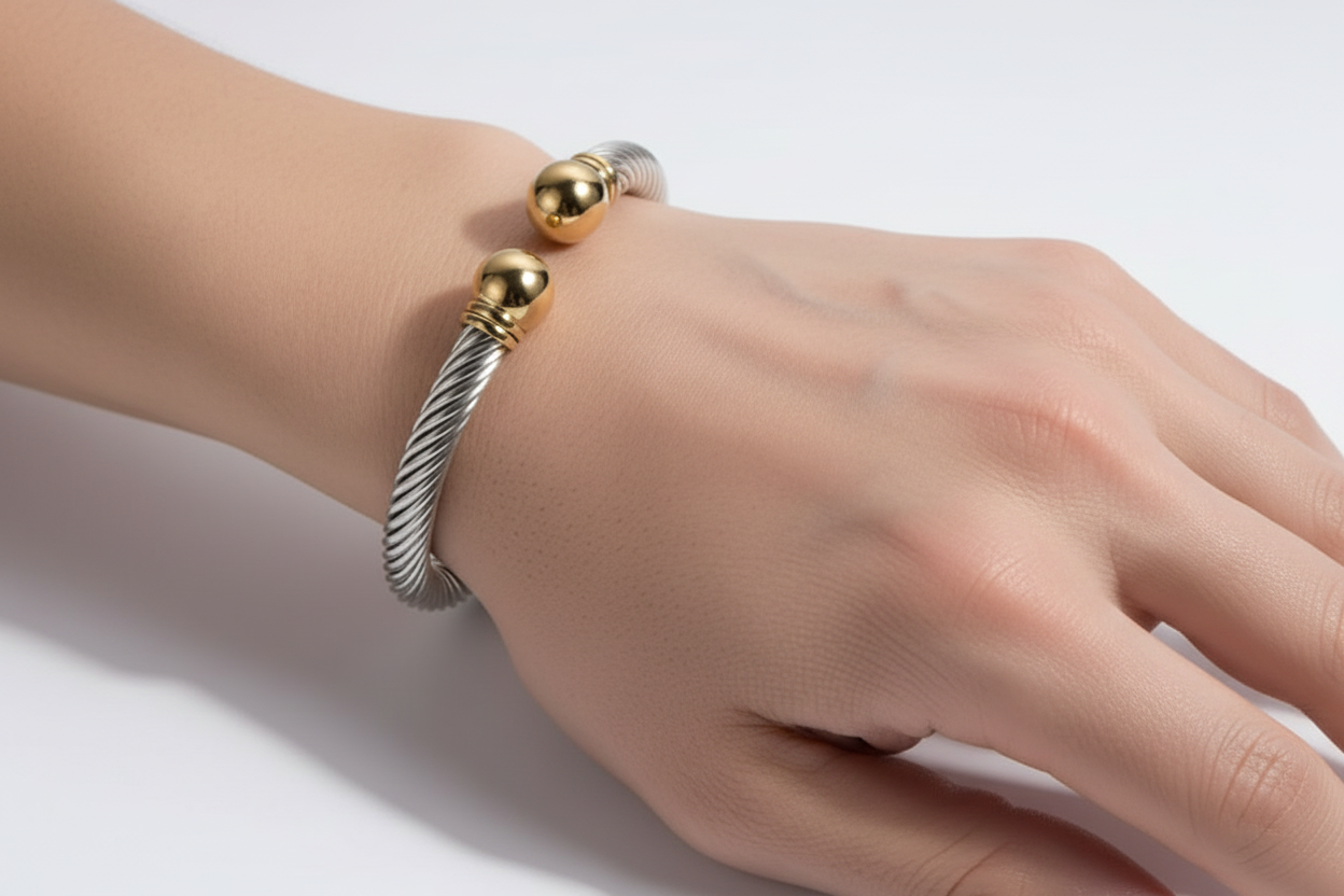 Pulsera Hip Hop Acero Inoxidable