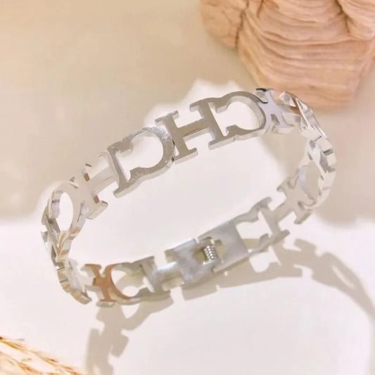 Pulsera Letra Acero Inoxidable