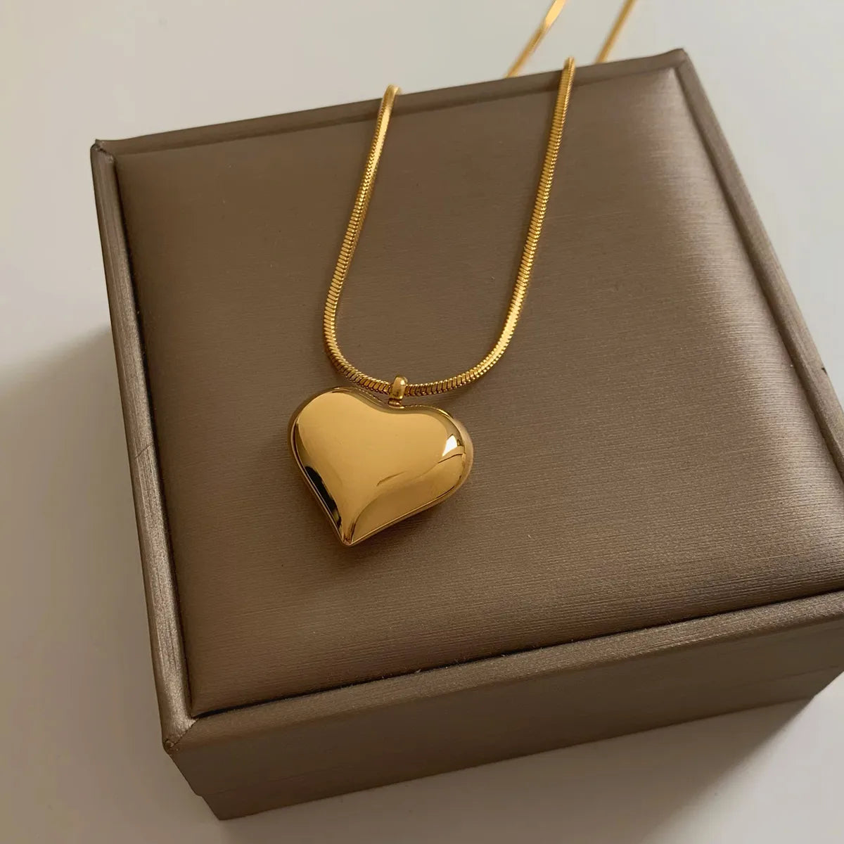 Collar Corazón Acero Inoxidable
