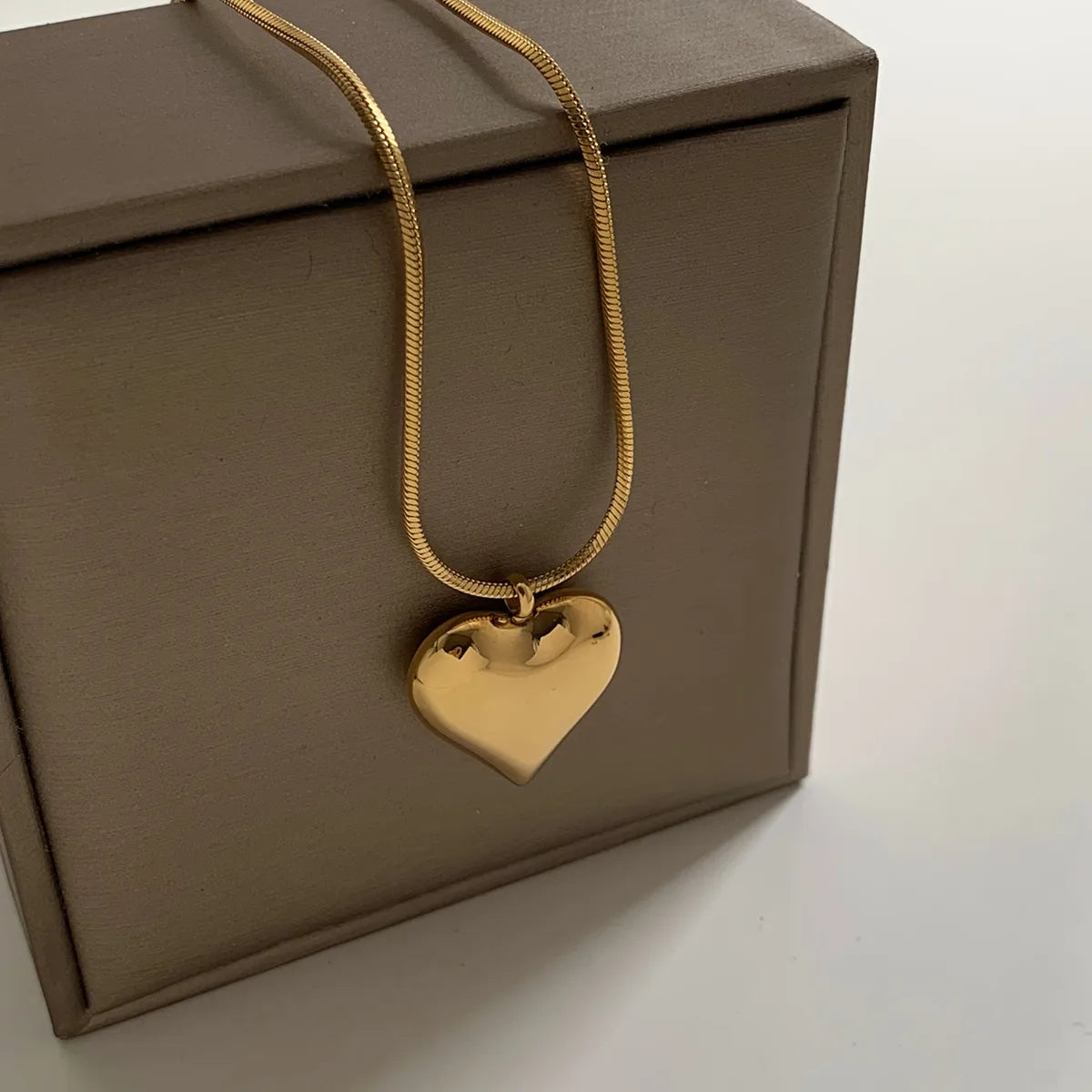 Collar Corazón Acero Inoxidable