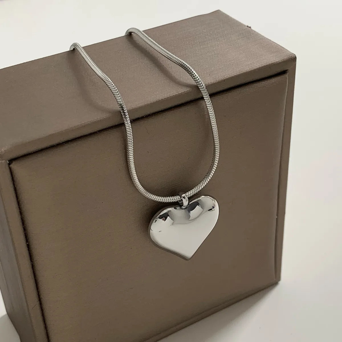 Collar Corazón Acero Inoxidable