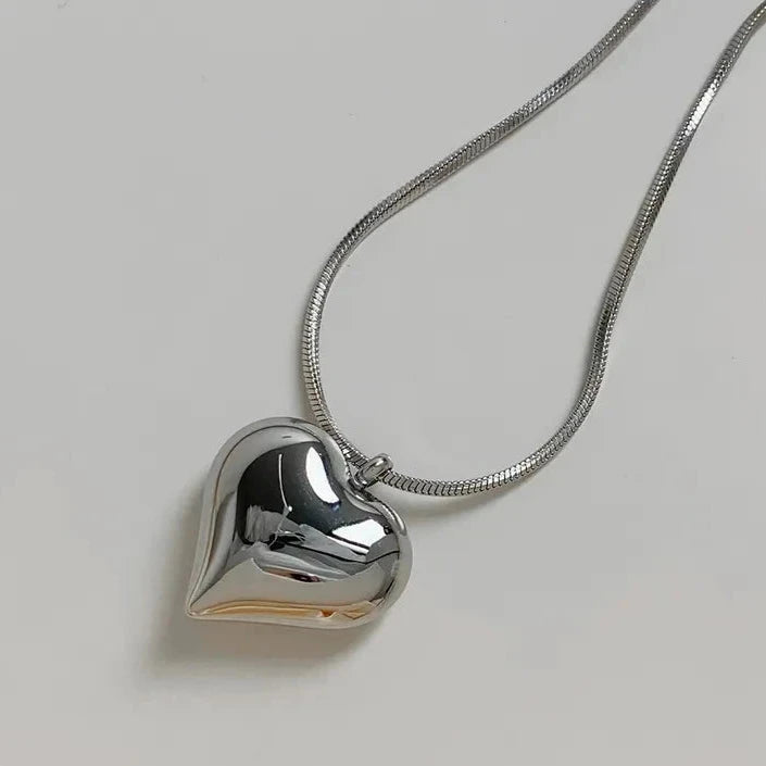 Collar Corazón Acero Inoxidable
