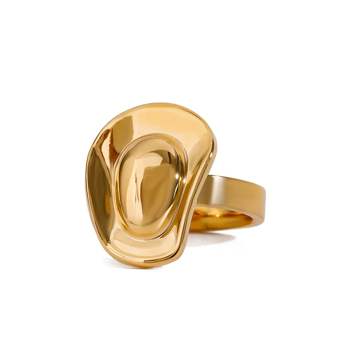 Anillo Sombrero Acero Inoxidable