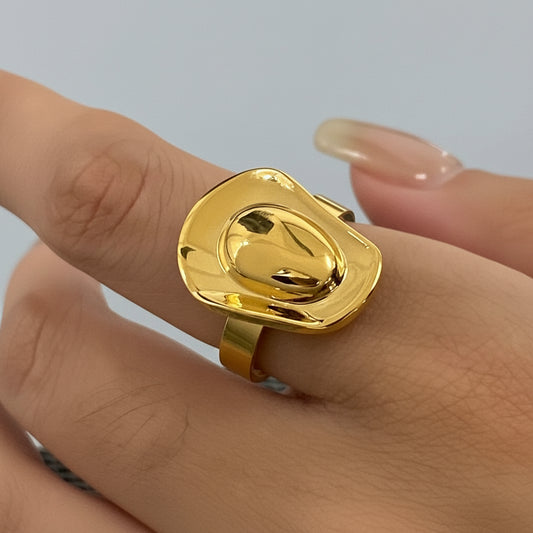 Anillo Sombrero Acero Inoxidable