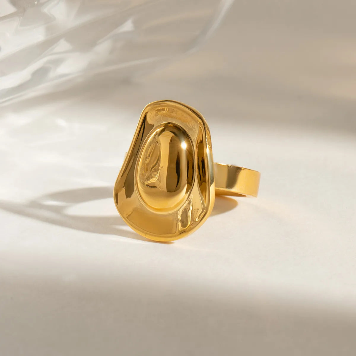 Anillo Sombrero Acero Inoxidable