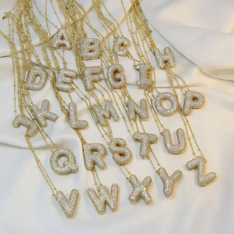 Collar Letra Acero Inoxidable